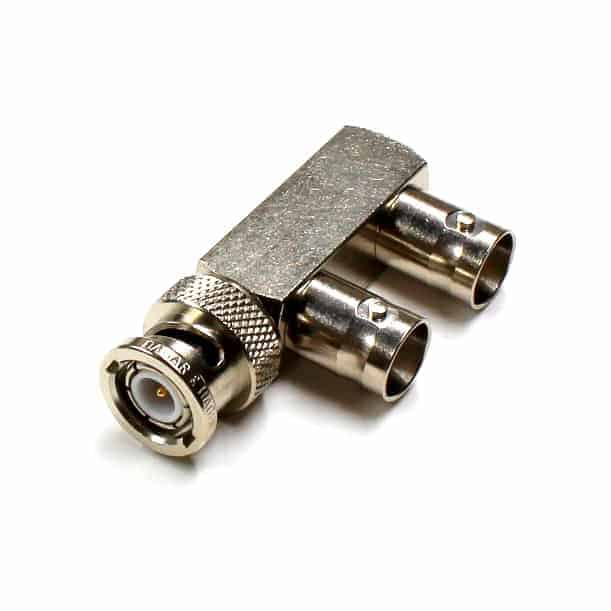 DAMAR+HAGEN BNC 50 Ohm Kabel-Verzweigungsstecker F-Adapter