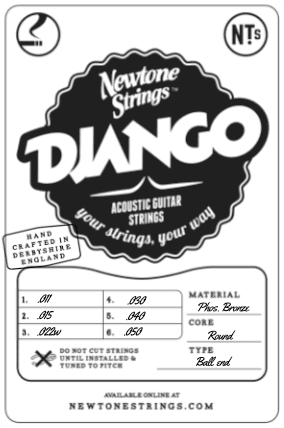 Newtone Django Series Acoustic Gitarrensaiten Satz