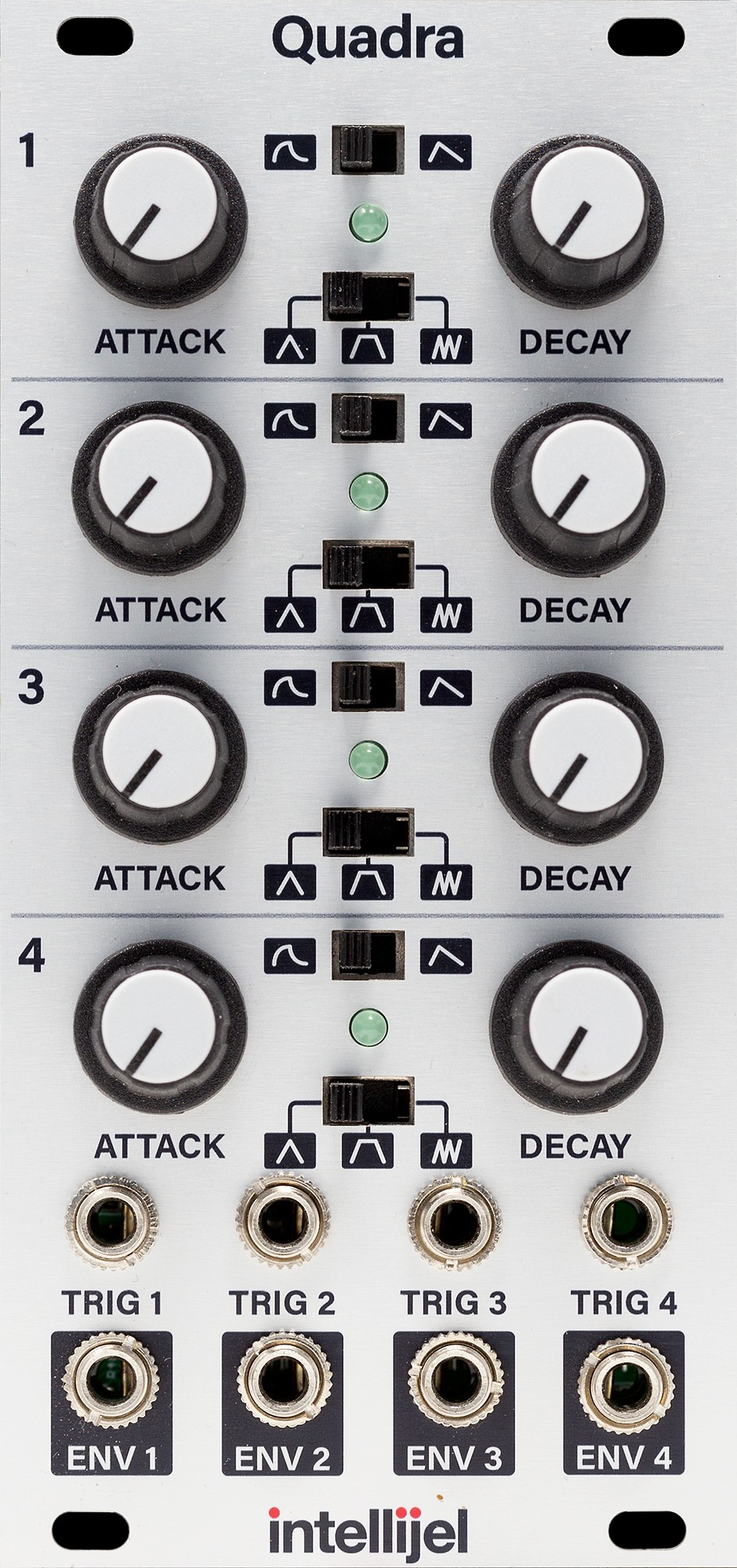 Intellijel Quadra Eurorack Modul Hüllkurve 4-fach 12HP