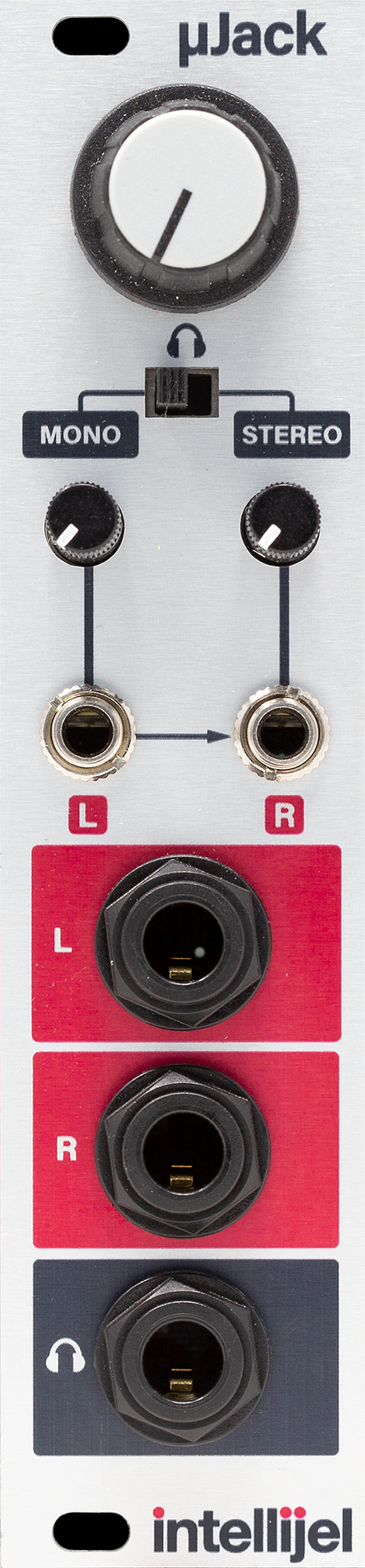 Intellijel µJack Eurorack-Modul Kopfhörer Line-Out