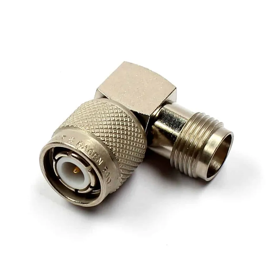DAMAR+HAGEN Adapter TNC 50 Ohm Winkel-Verbindungsstecker