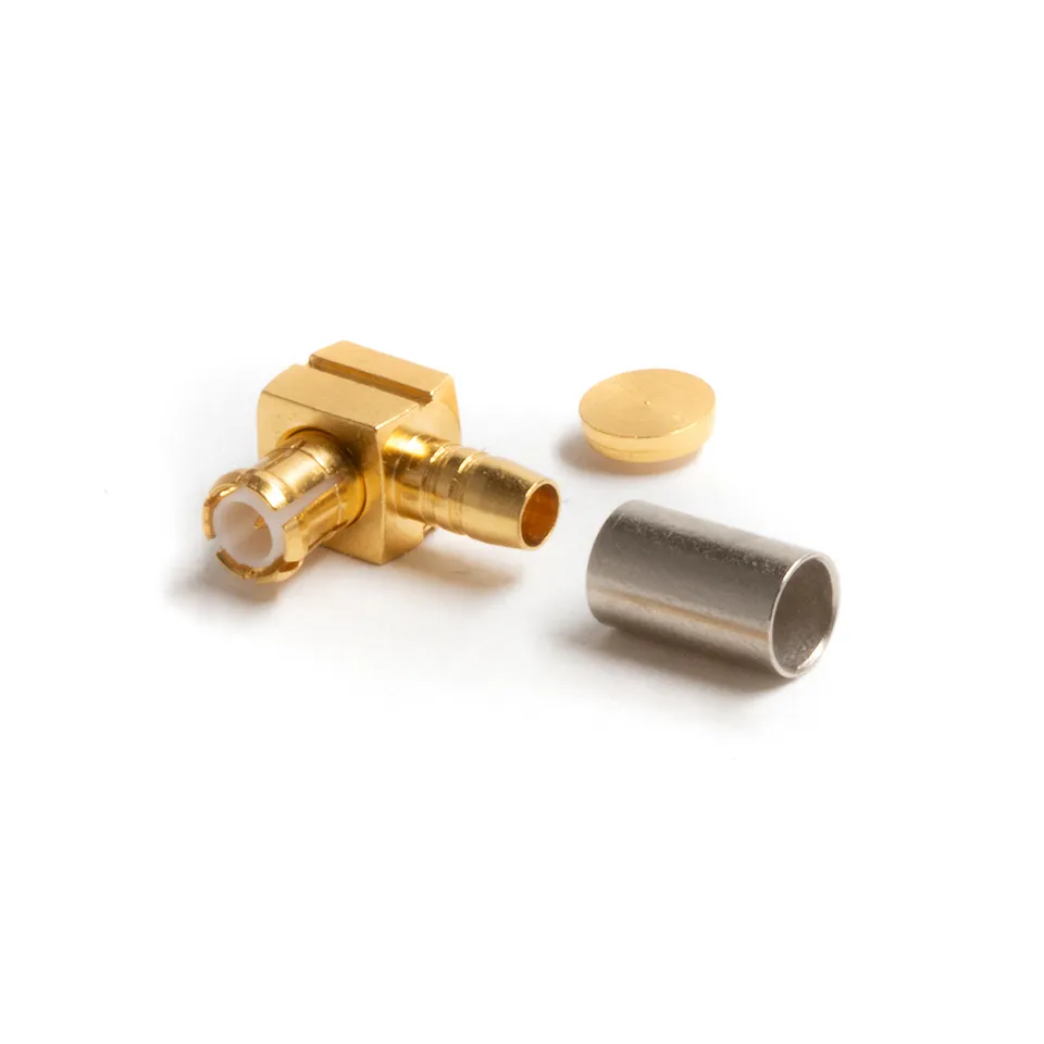 DAMAR+HAGEN MCX 50 Ohm Kabelstecker gewinkelt