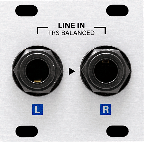 Intellijel Eurorack Modules Stereo Line In Jacks 1U Modul Stereo-Eingang