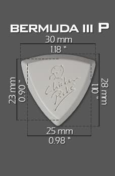 ChickenPicks Combi Set Bermuda III Pointy 2,1 + 2,7 mm Plektrum