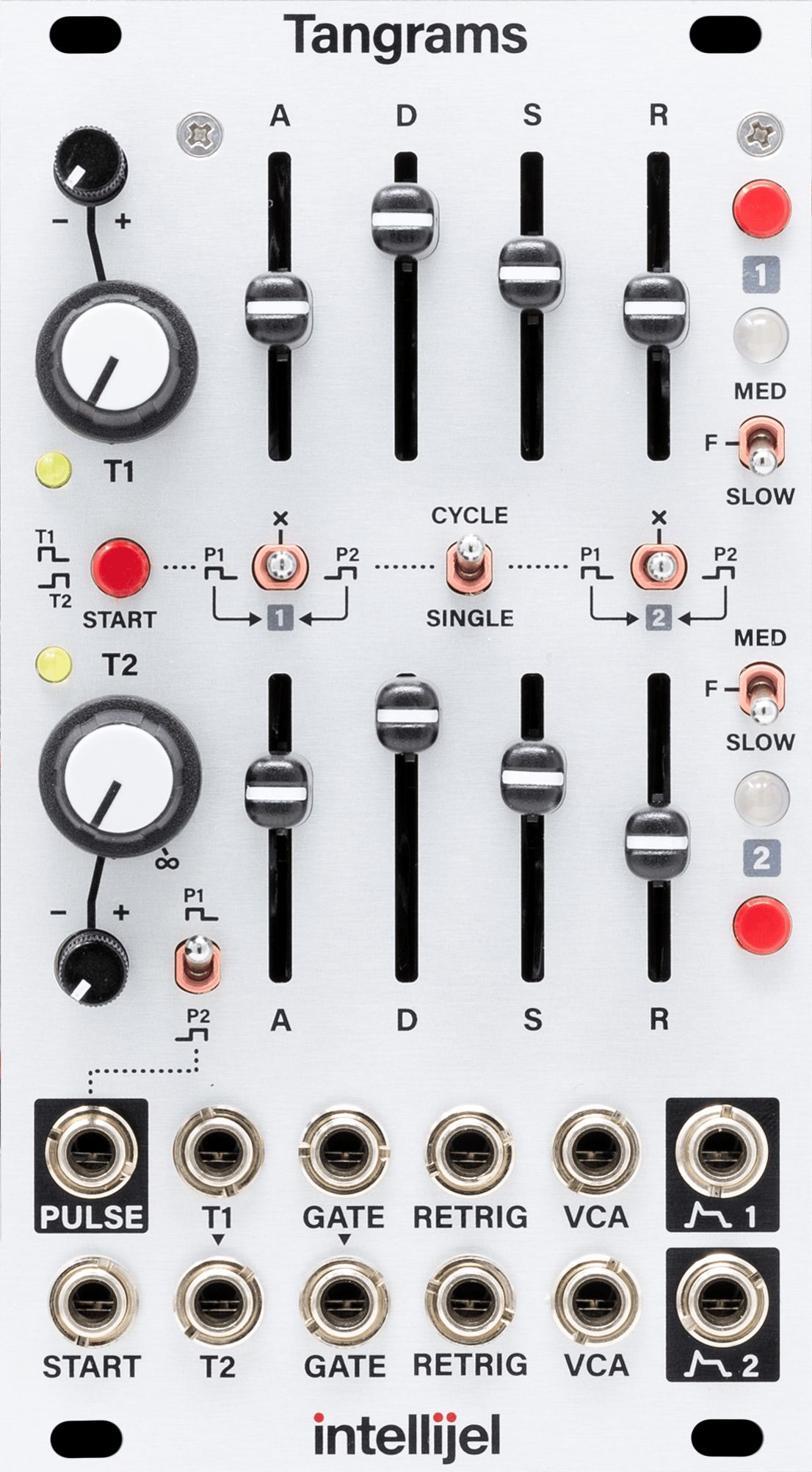 Intellijel Tangrams Eurorack Modul Dual ADSR VCA