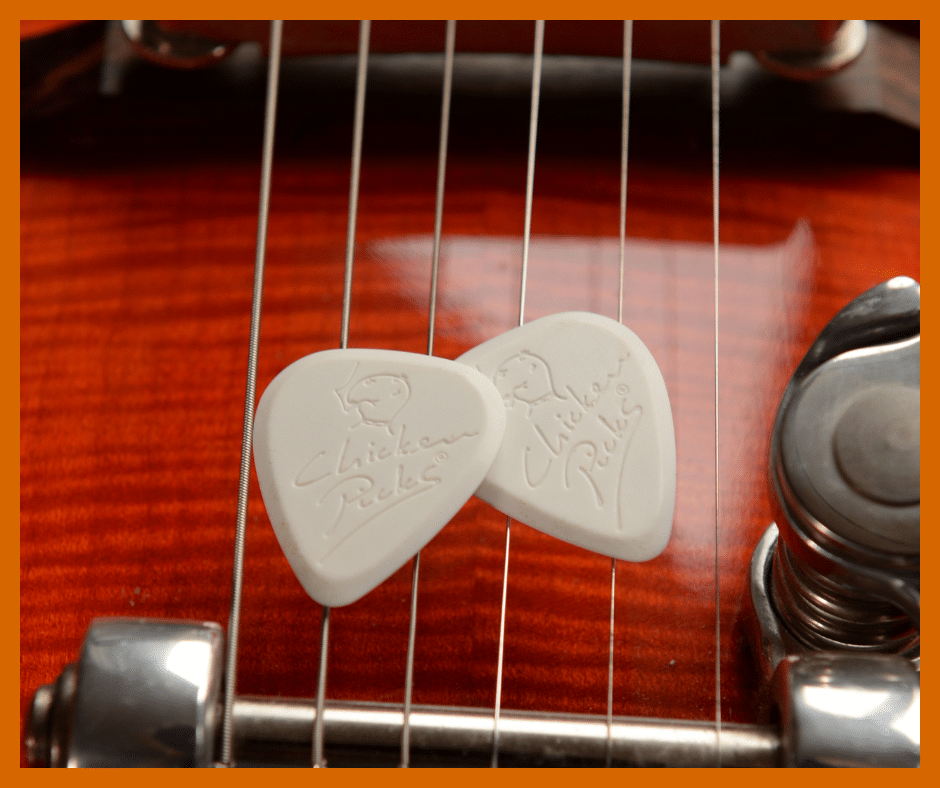 ChickenPicks Start Set Plektren 3er Light Bermuda Badazz