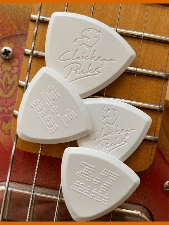 ChickenPicks Bermuda III XL 2,1 mm Bassplektrum Thermoset Dreieck