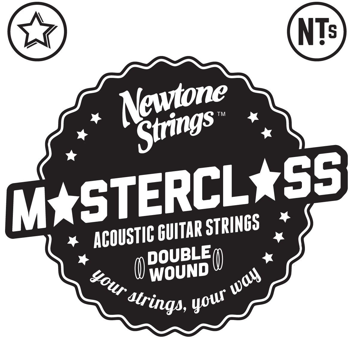 Newtone Master Class Double Wound Akustik Gitarrensaiten 6-saitig