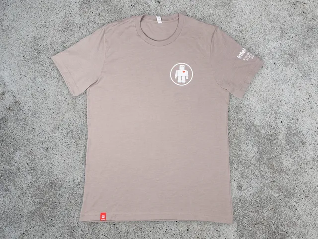 Intellijel Robot Circle T-Shirt Stone Heather Baumwolle XS-XXL