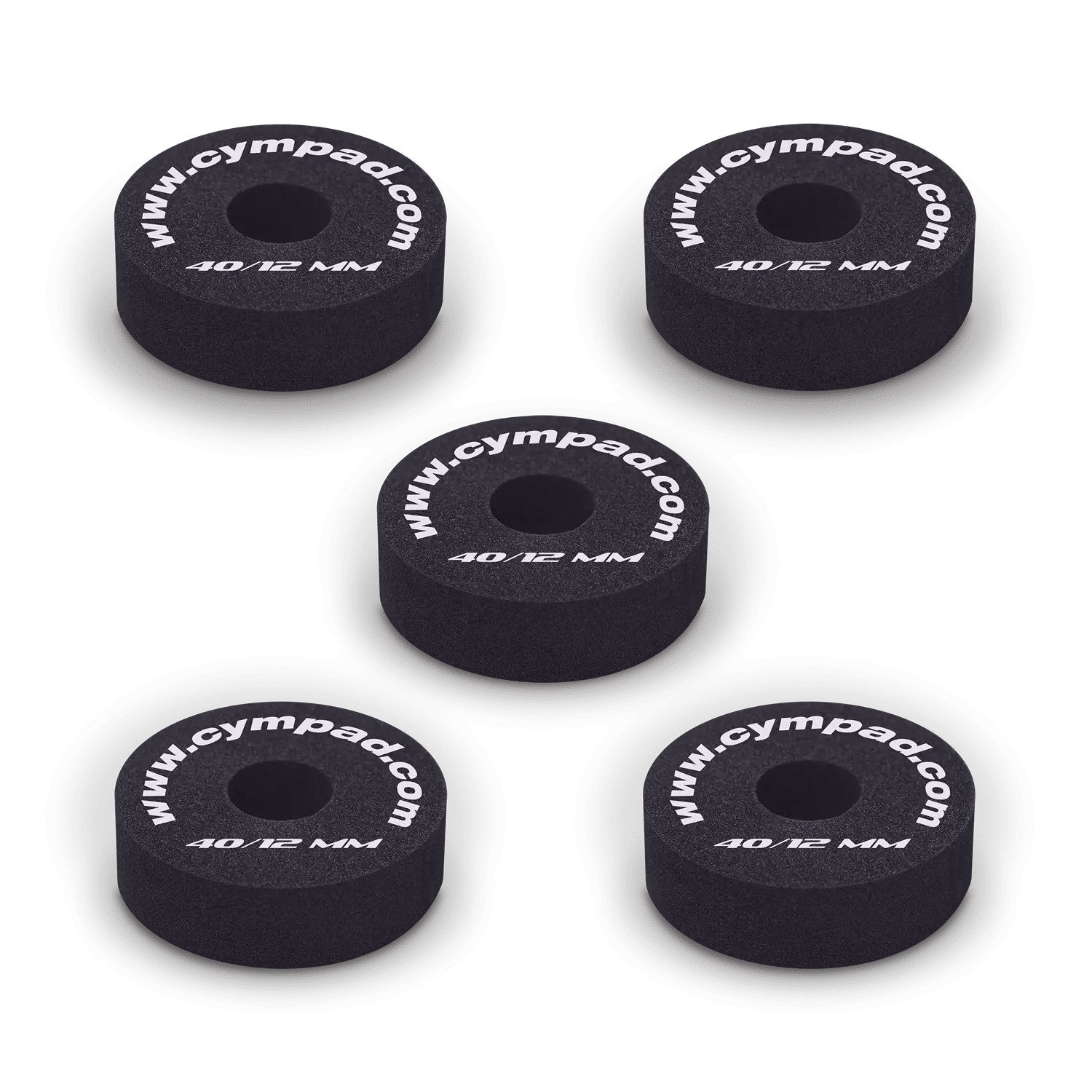 Cympad Optimizer Beckenfilze 40/12mm Schaumstoff Set